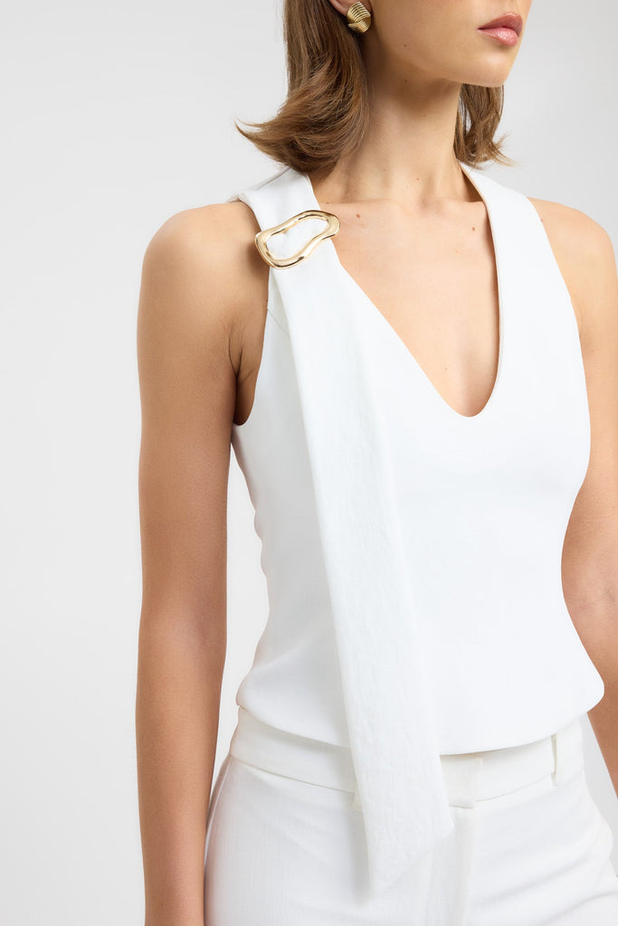 Ariel Buckle Slider Top